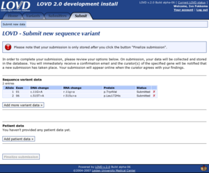 Overview with variants Overview with variants